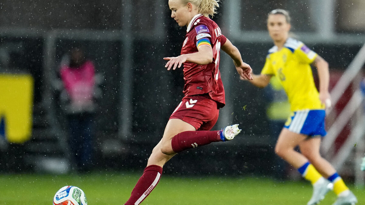 Continued uncertainty over Pernille Harder's availability for World Cup qualifier against Sweden