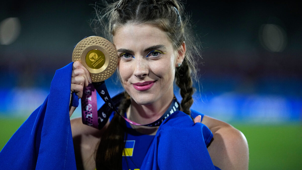 Ukraine's Yaroslava Mahuchikh says athletics should keep Russia banned as war continues