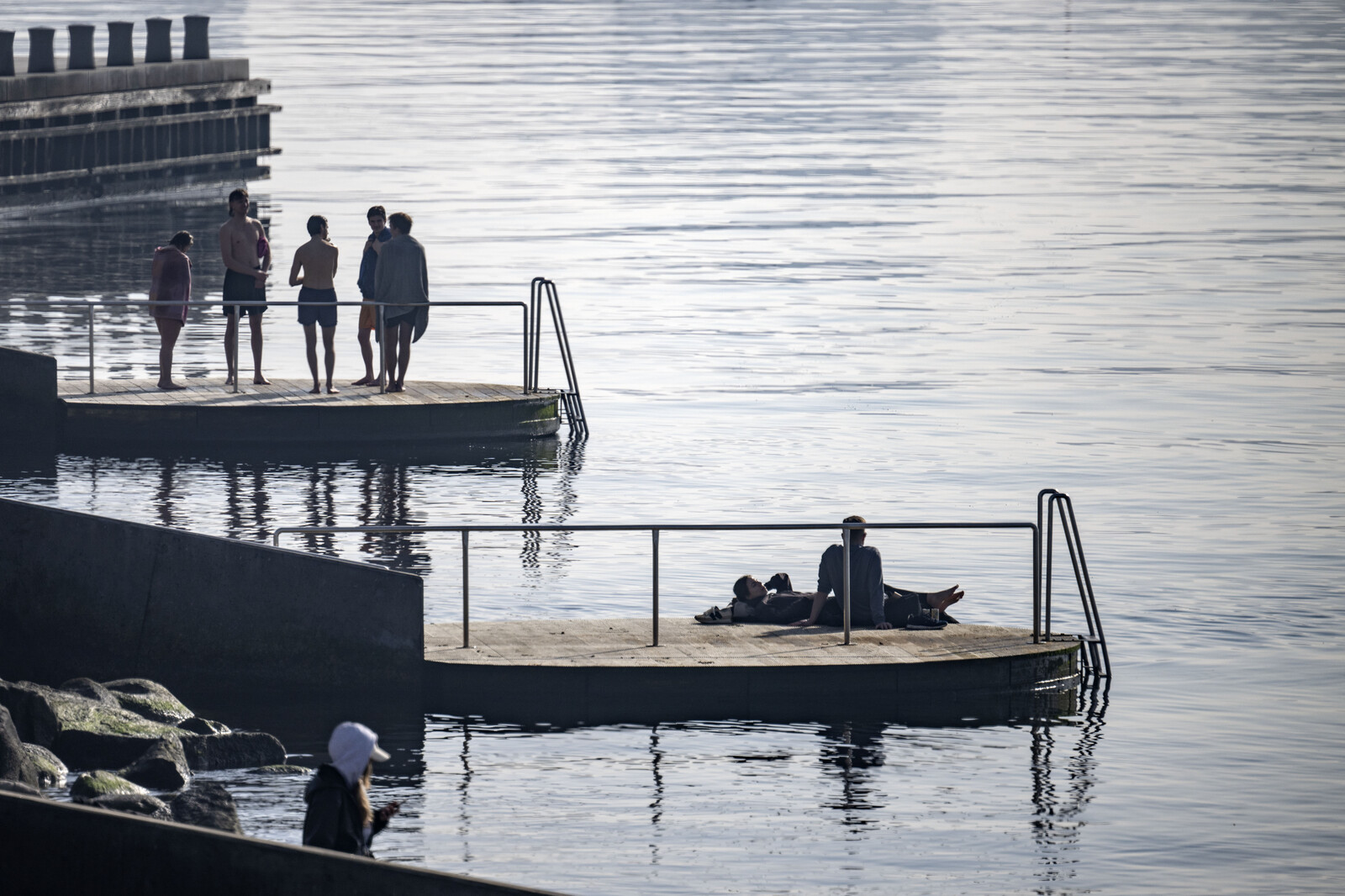 Warm and bathing weather at