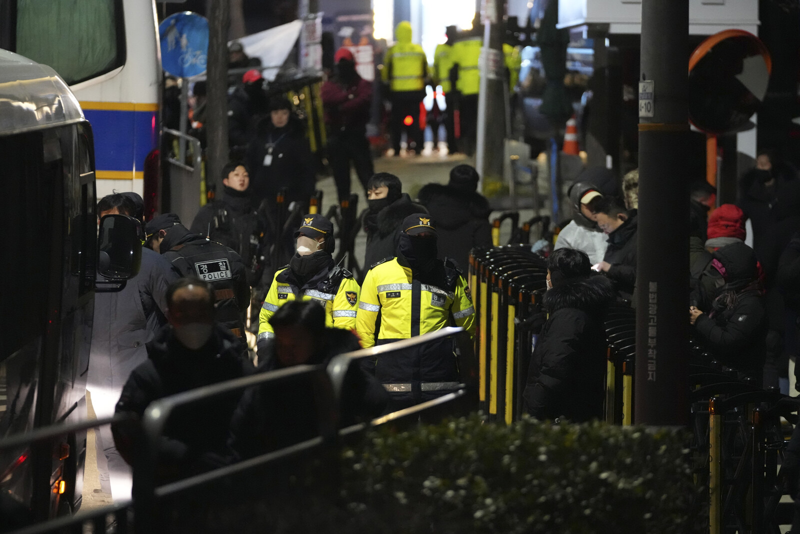 

Clashes when police try to