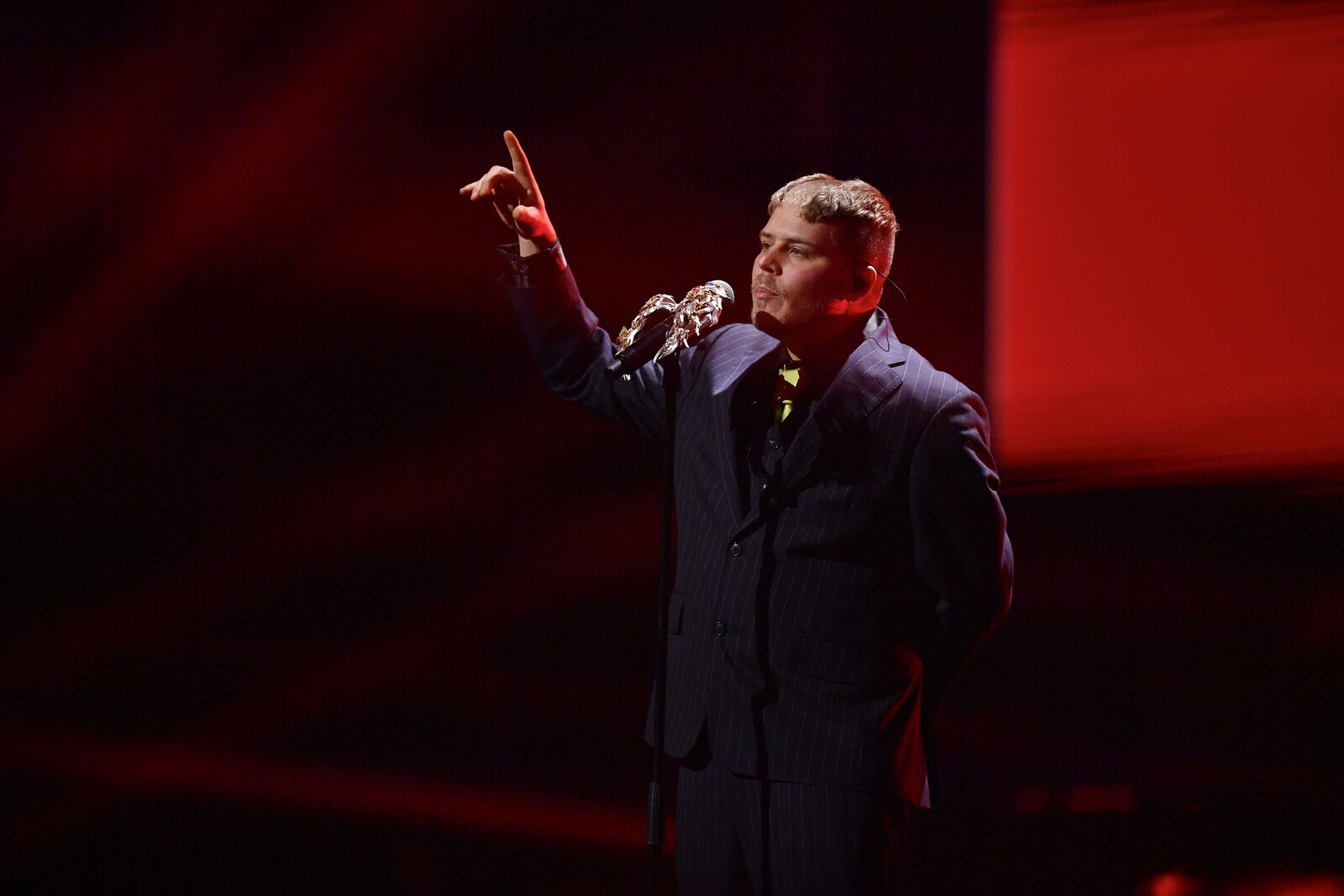 Yung Lean gives a concert at Avicii Arena