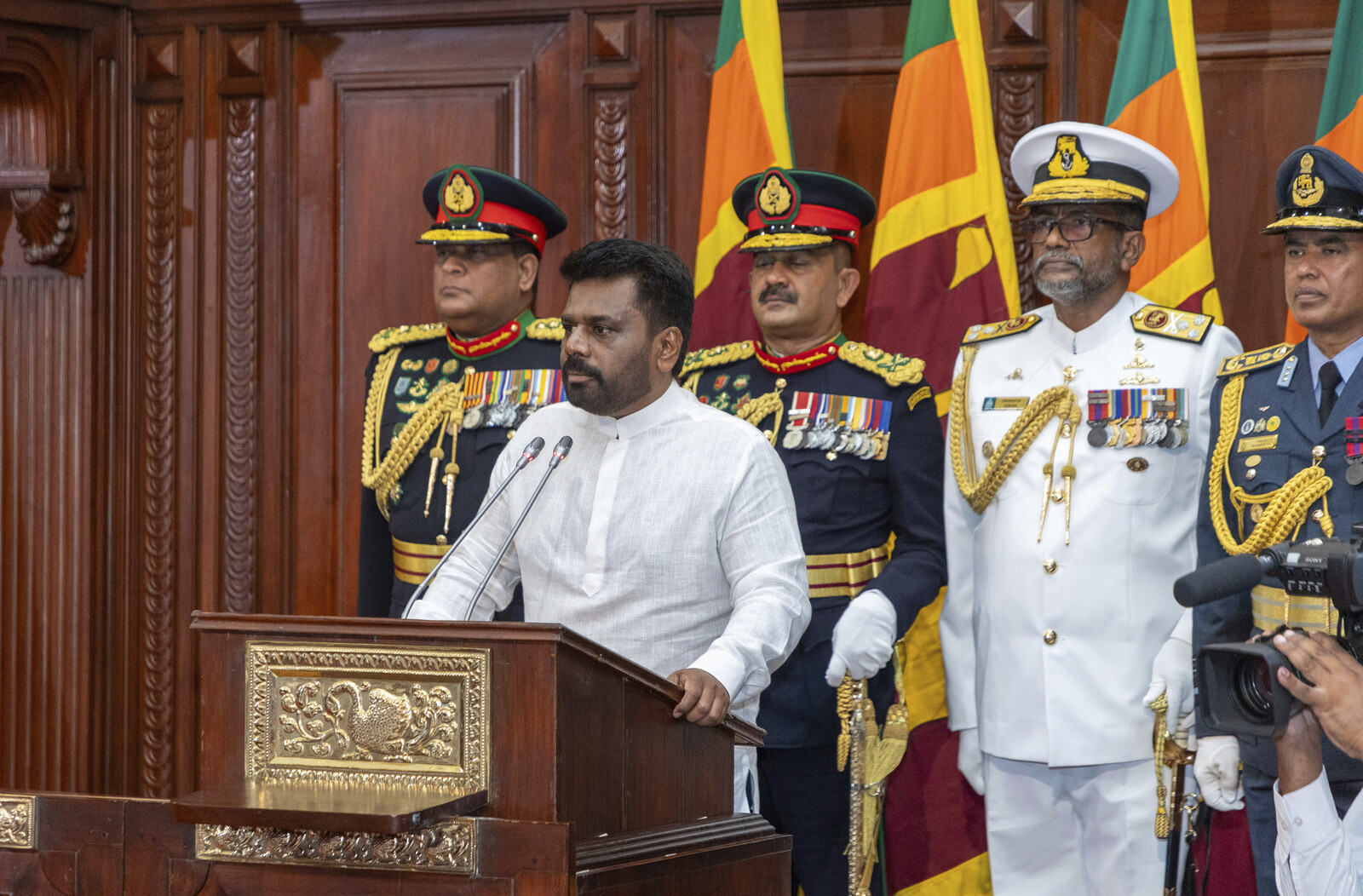 Sri Lanka's new president: "I'm