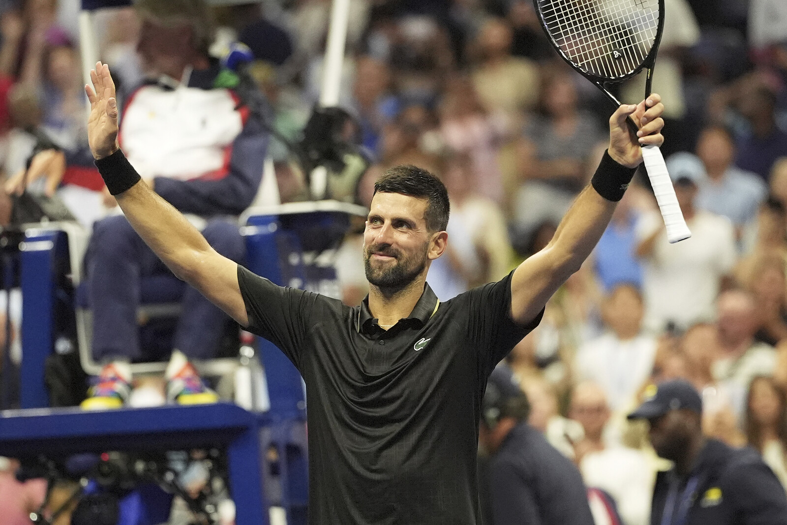 Djokovic Wins First Match at