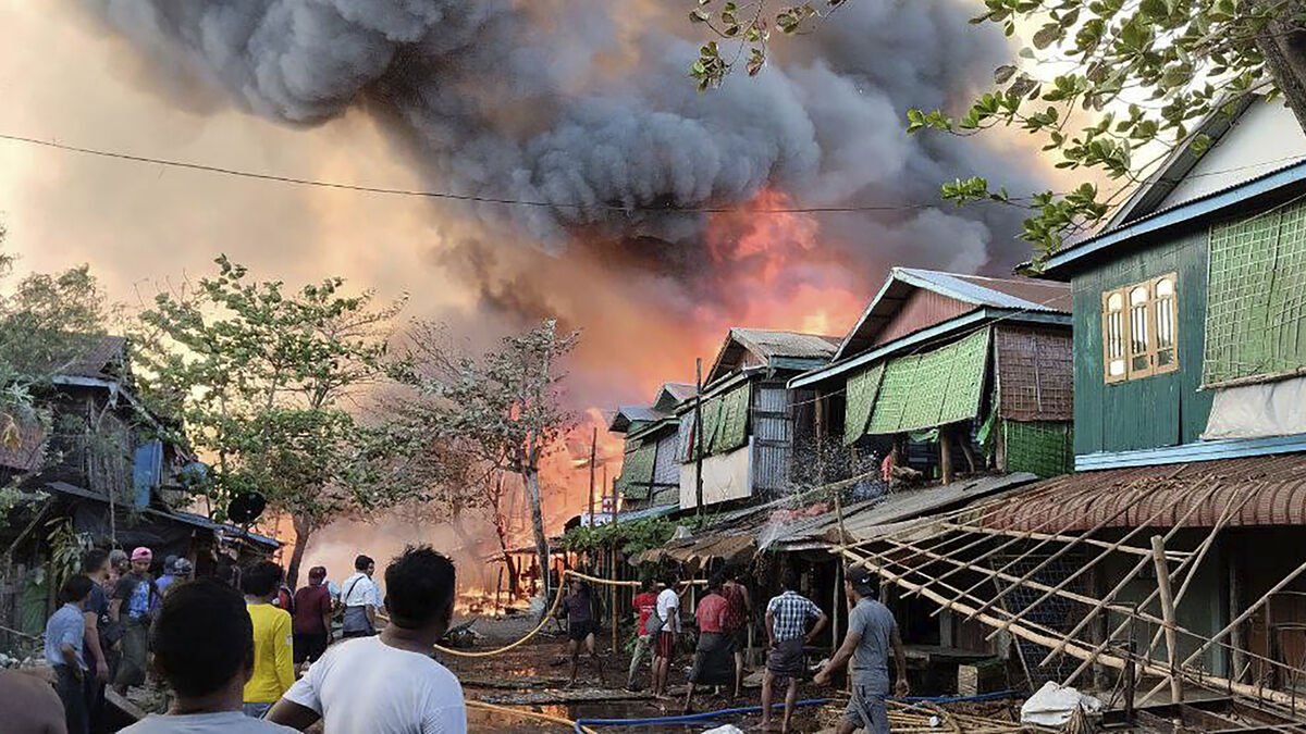 Over 100,000 killed in Myanmar
