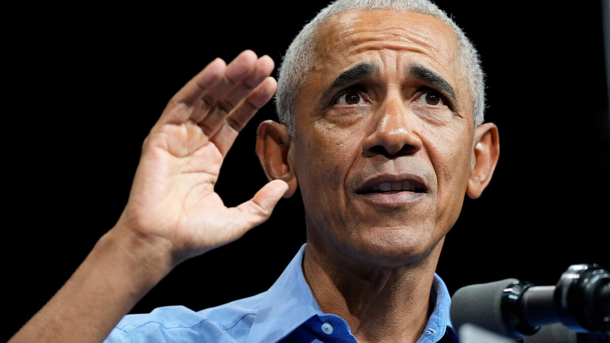 Obama after Trump's monkey clip says there doesn't seem to be any shame