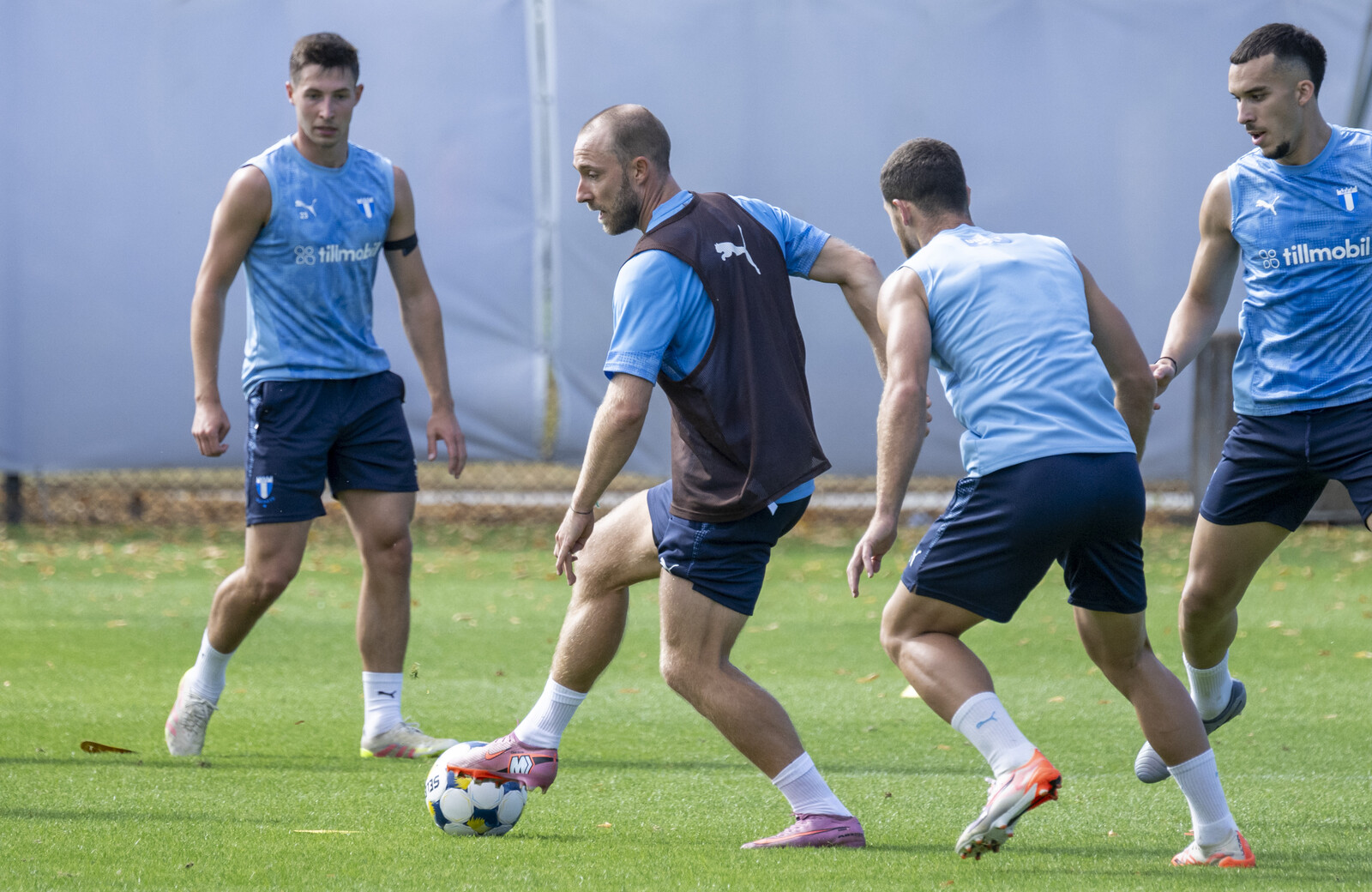 Christian Eriksen Trains with Malmö