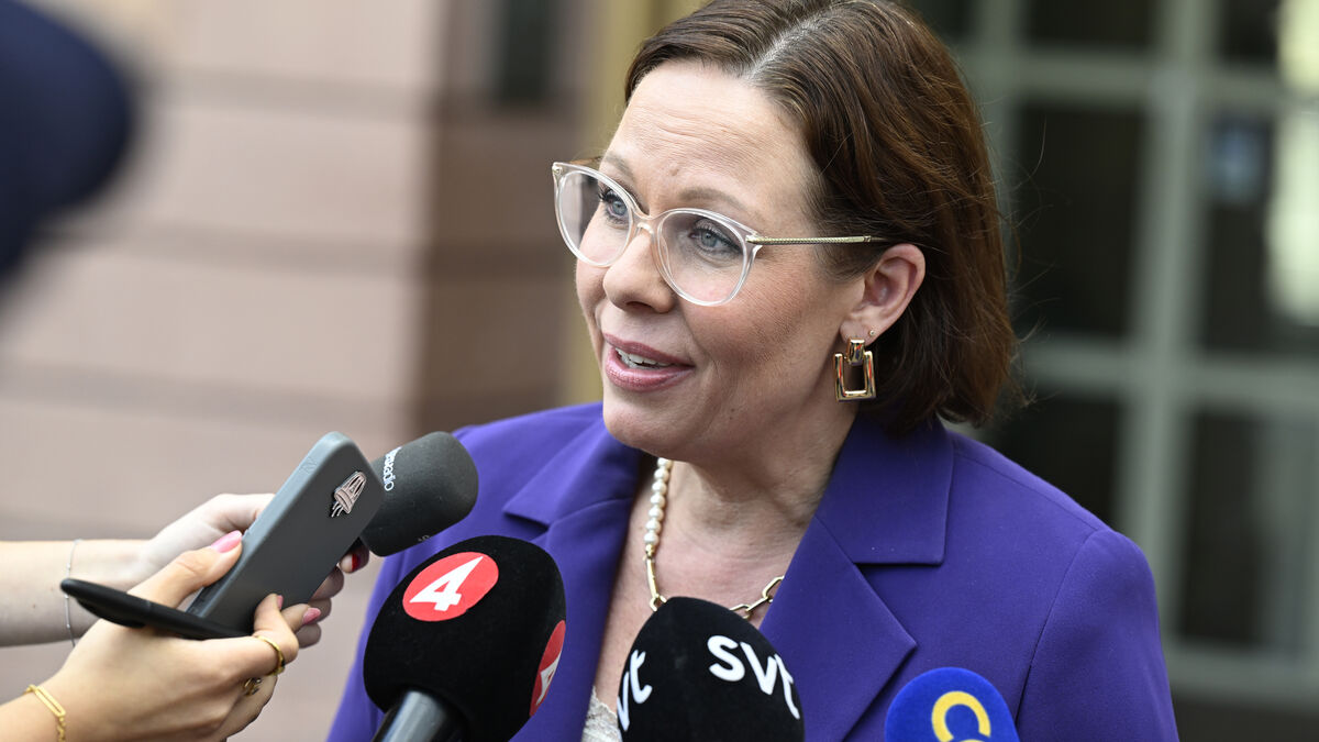 Foreign Minister Maria Malmer Stenergard visits Kyiv for Ukraine's Independence Day
