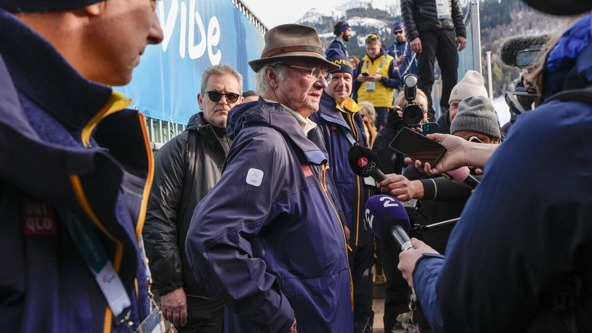 King Carl Gustaf on Andersson's