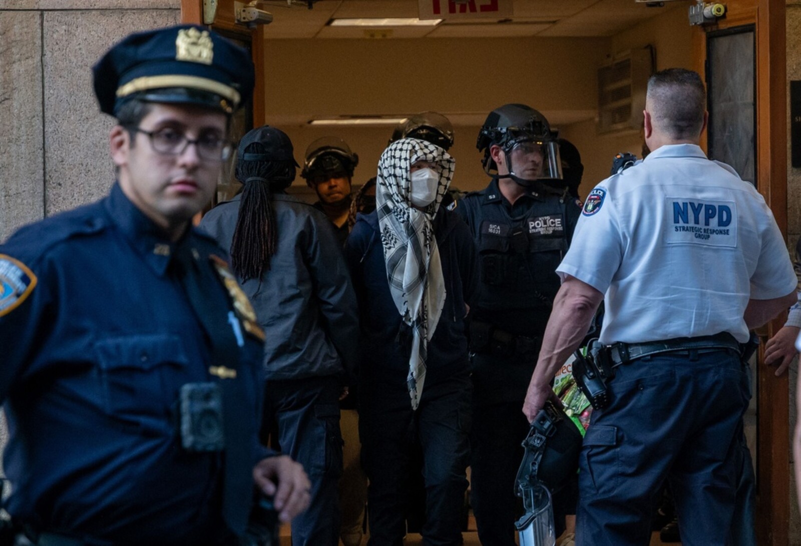 80 Arrested at Pro-Palestinian Protest