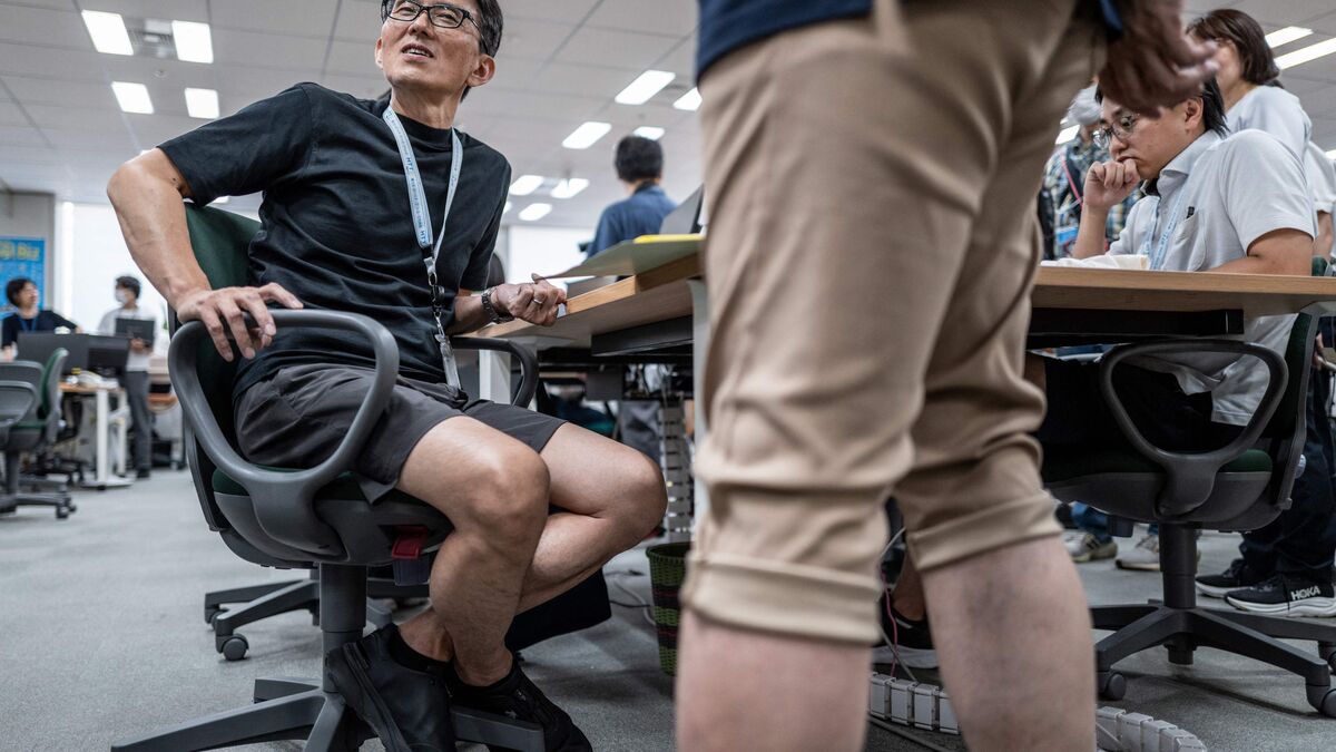 Japan heatwave sparks office dress code debate over men’s shorts and hairy legs