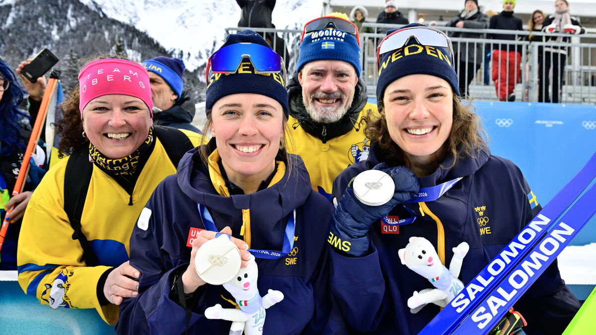 The hair ties brought luck: Elvira Öberg says one hundred percent success