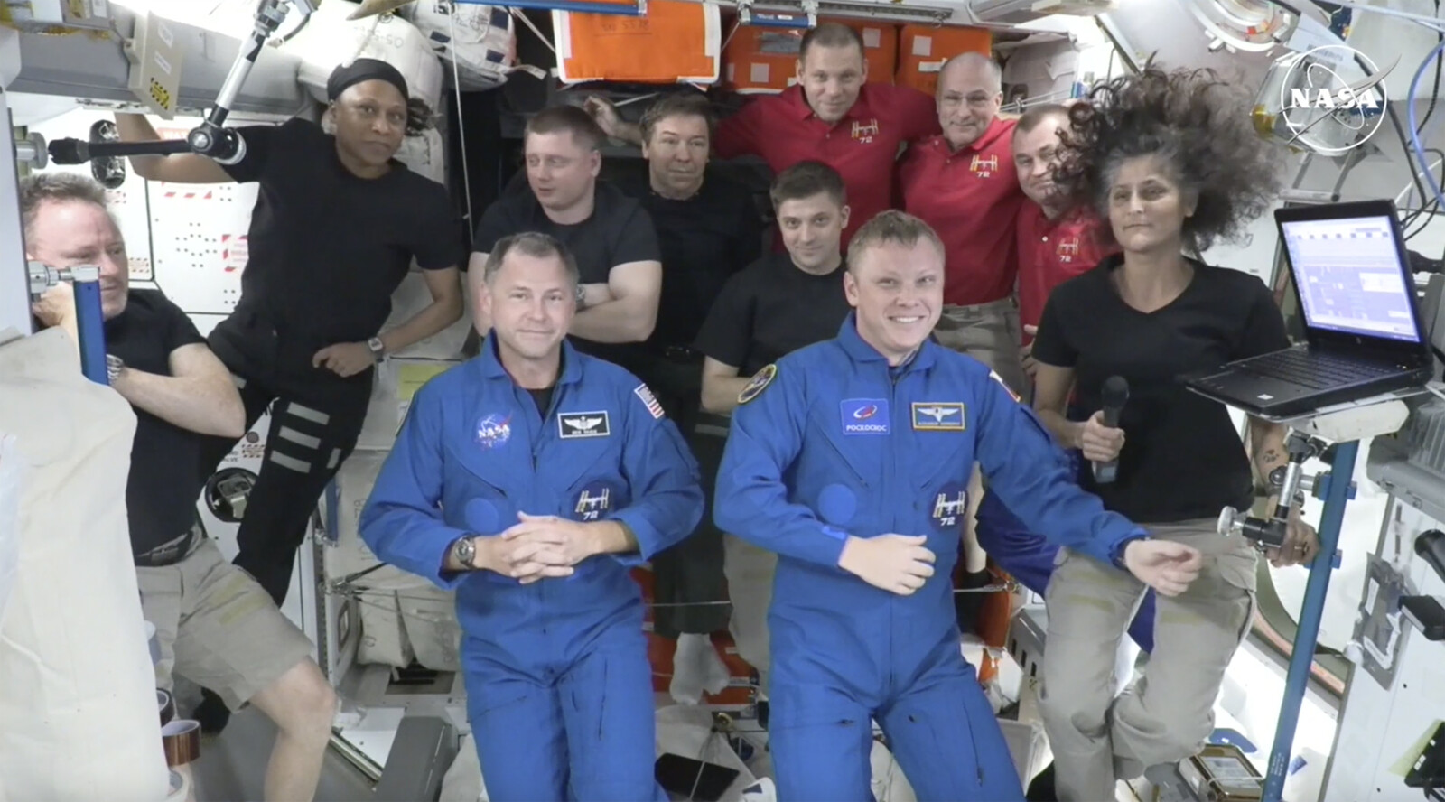 Stranded Astronauts Get a Ride