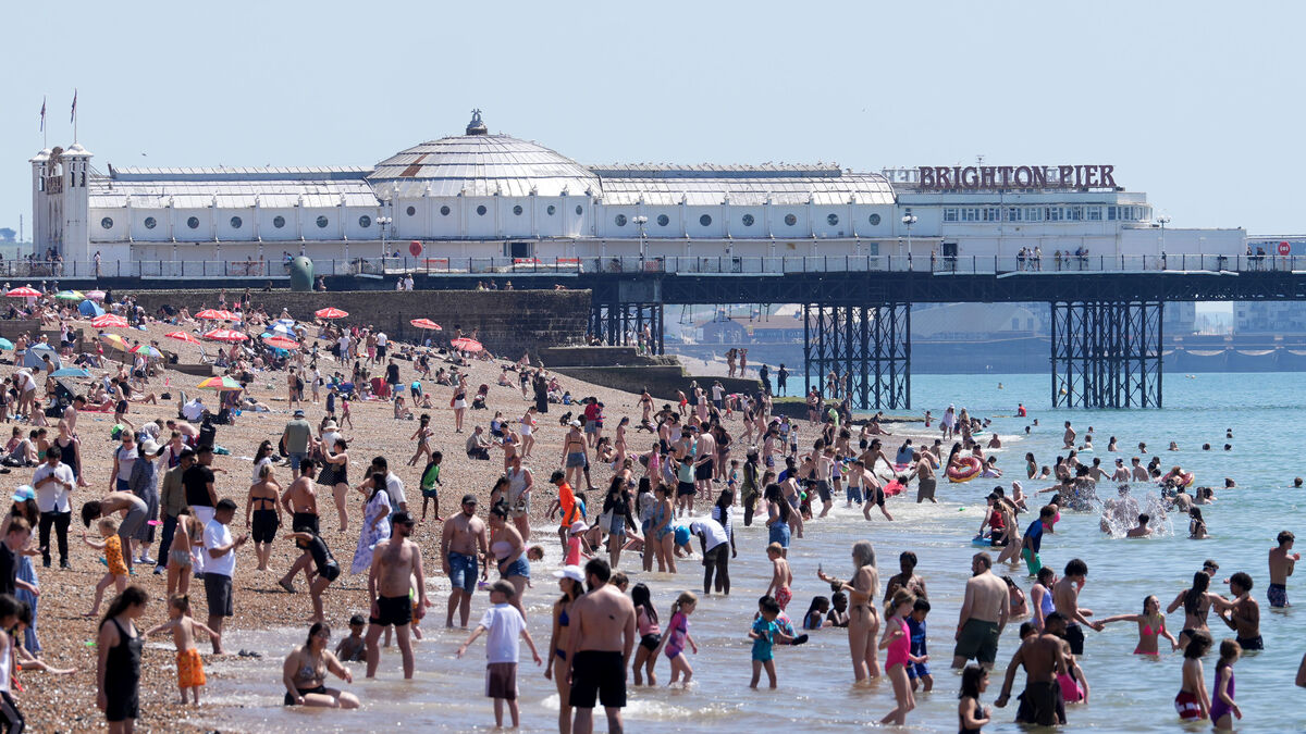 Heat wave across Europe -