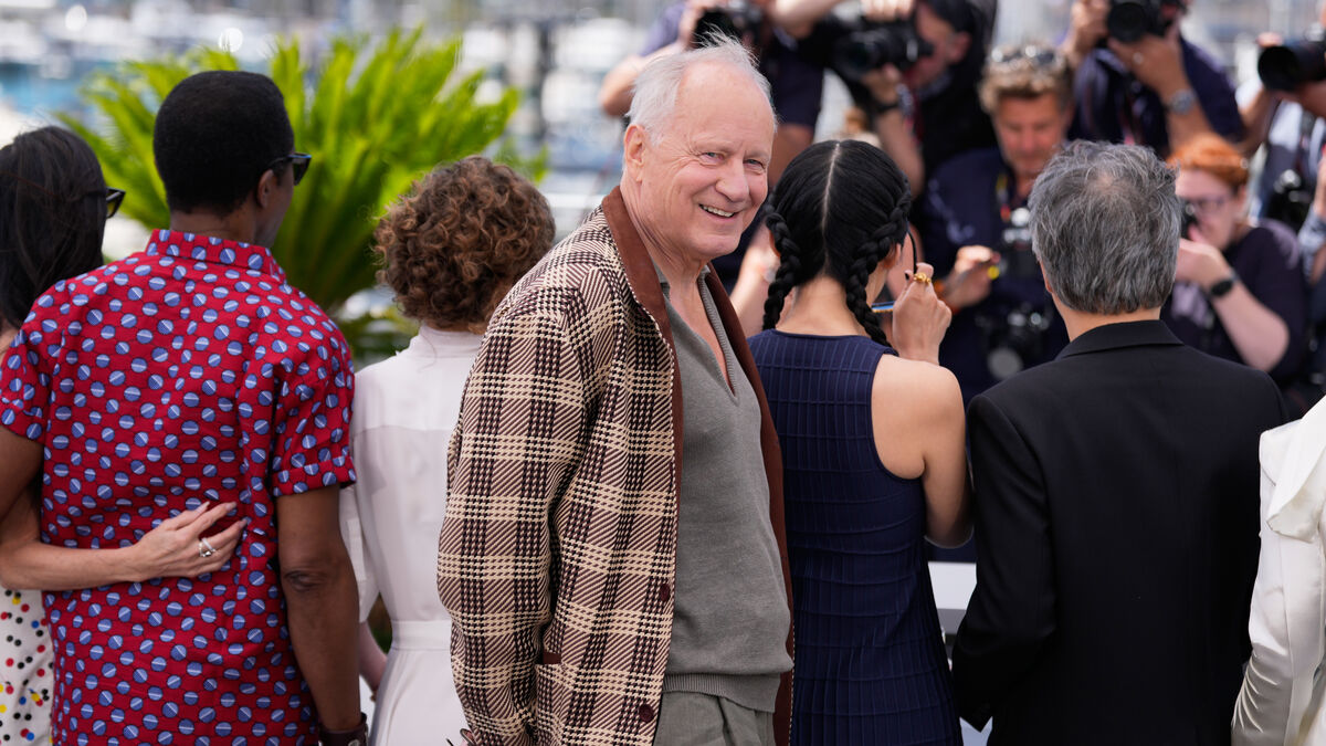 Skarsgård on location in Cannes for jury debut, finally