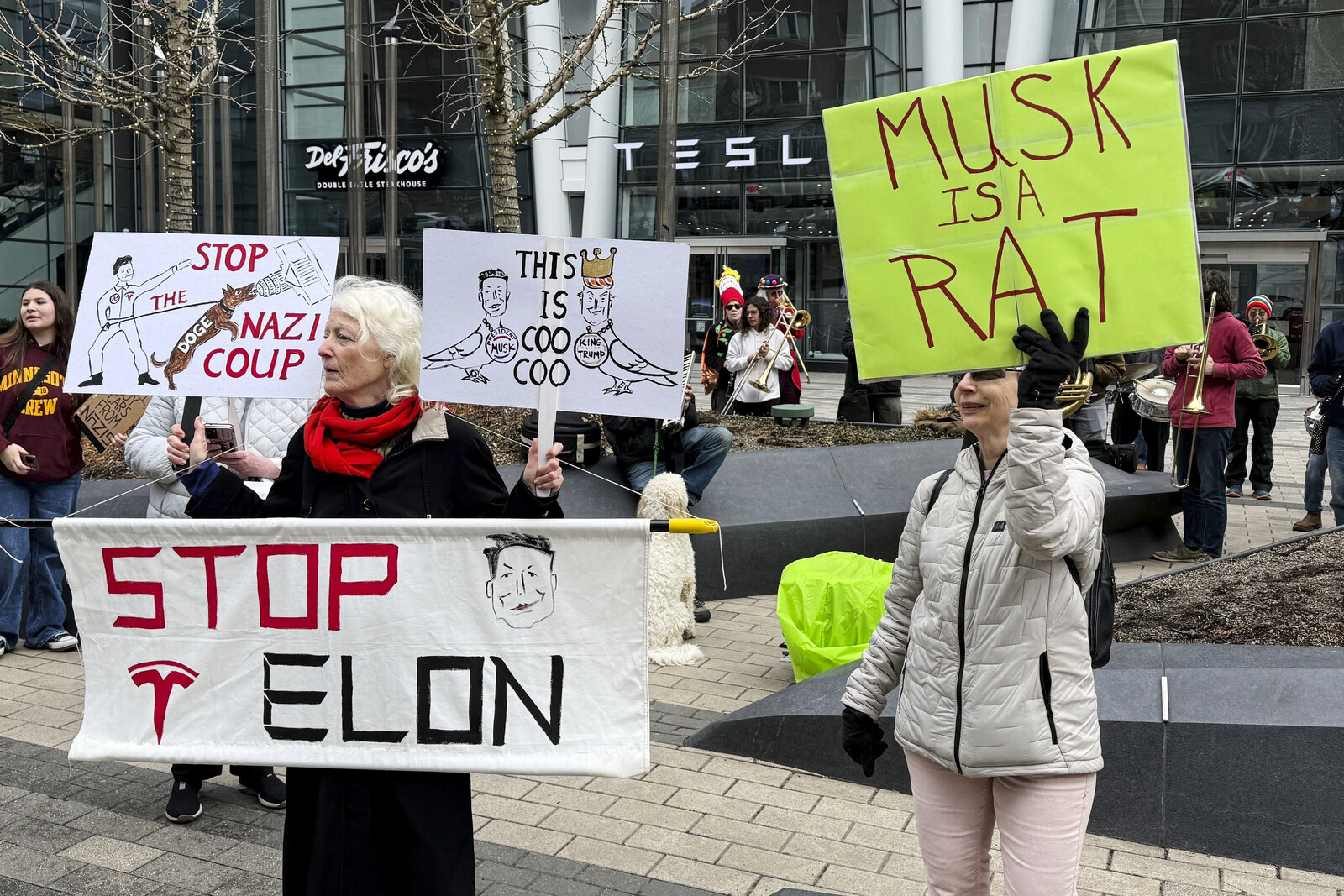 Protests against Trump and Musk in the USA