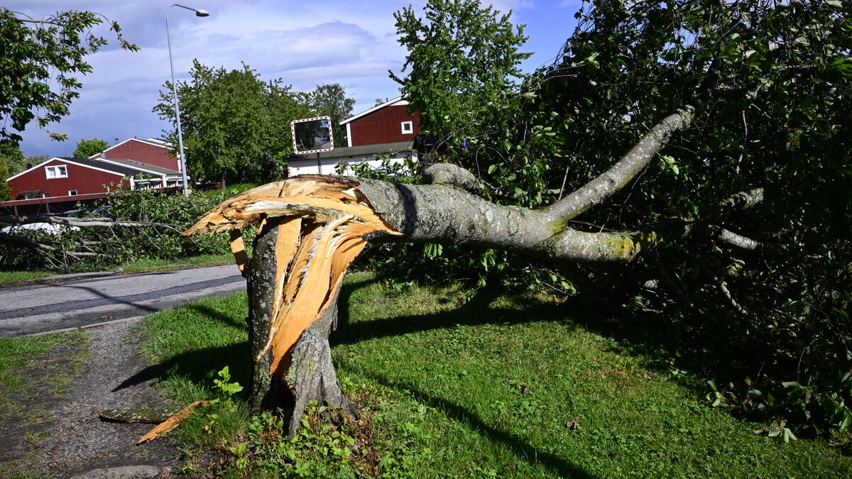 Järvaveckan in Spånga, Stockholm closes due to strong winds