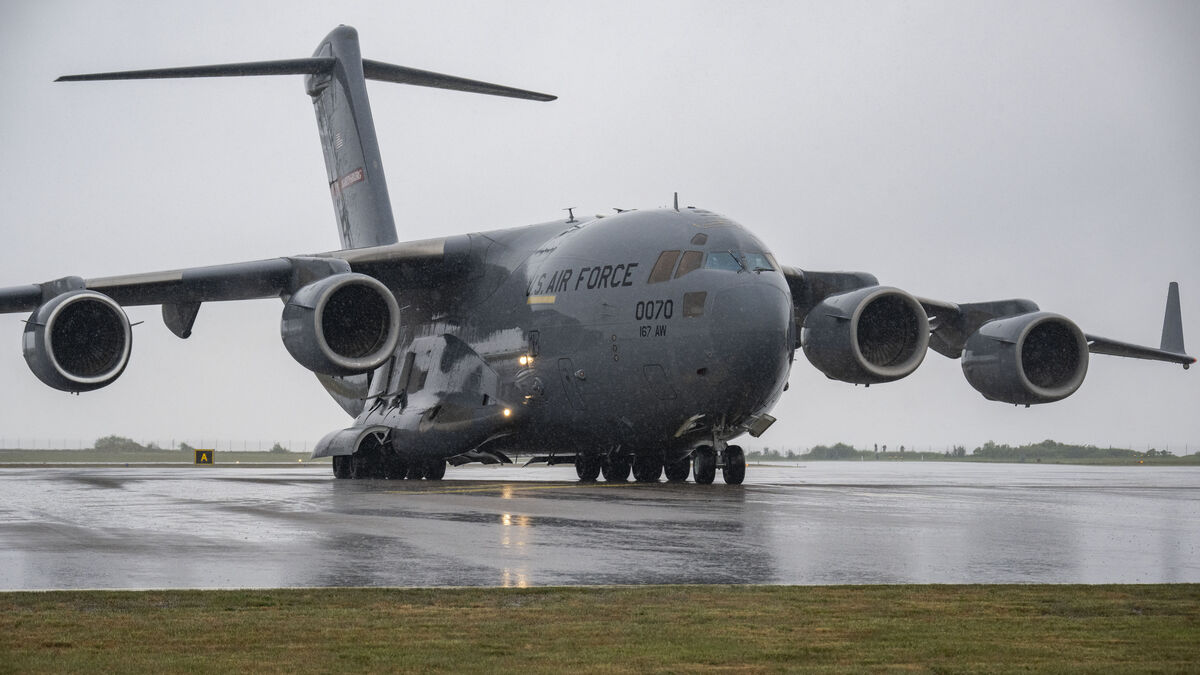 US military transport plane flies from Riga to Moscow, flight data shows