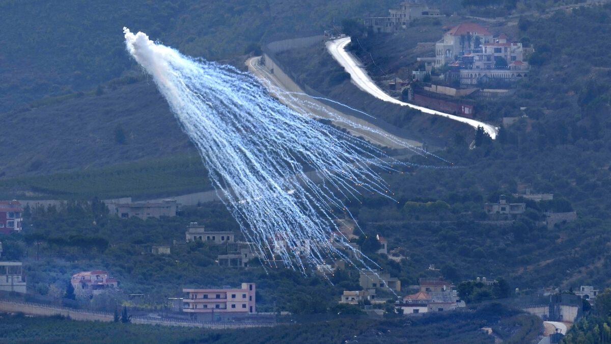 Alarm as white phosphorus fired
