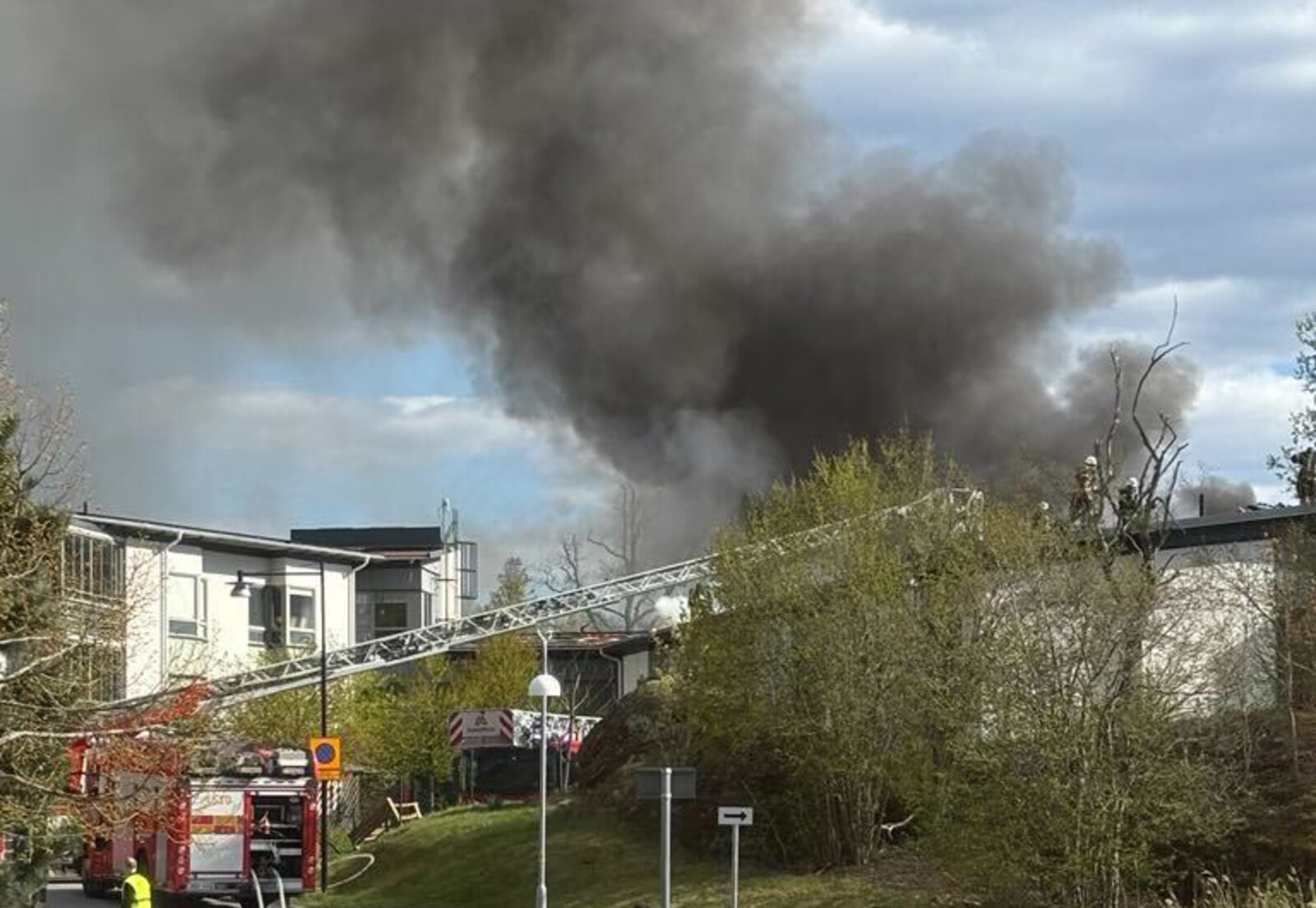 Fire at Huddinge Nursing Home