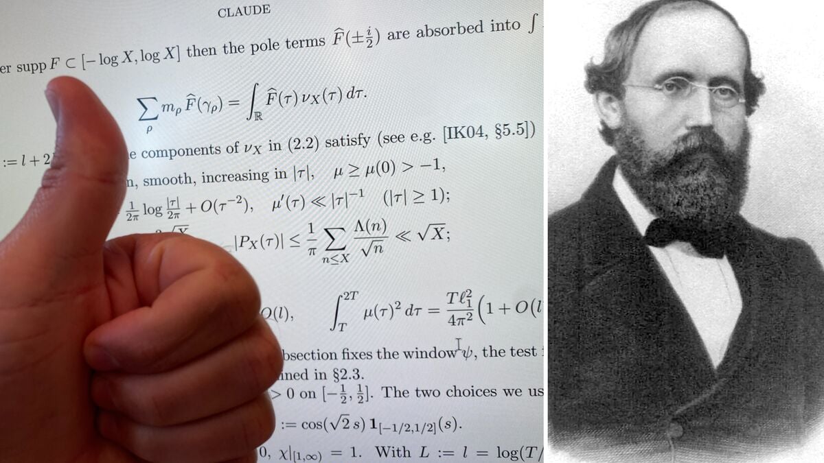 Claude doubts itself, but encouragement helps it make progress on Riemann hypothesis
