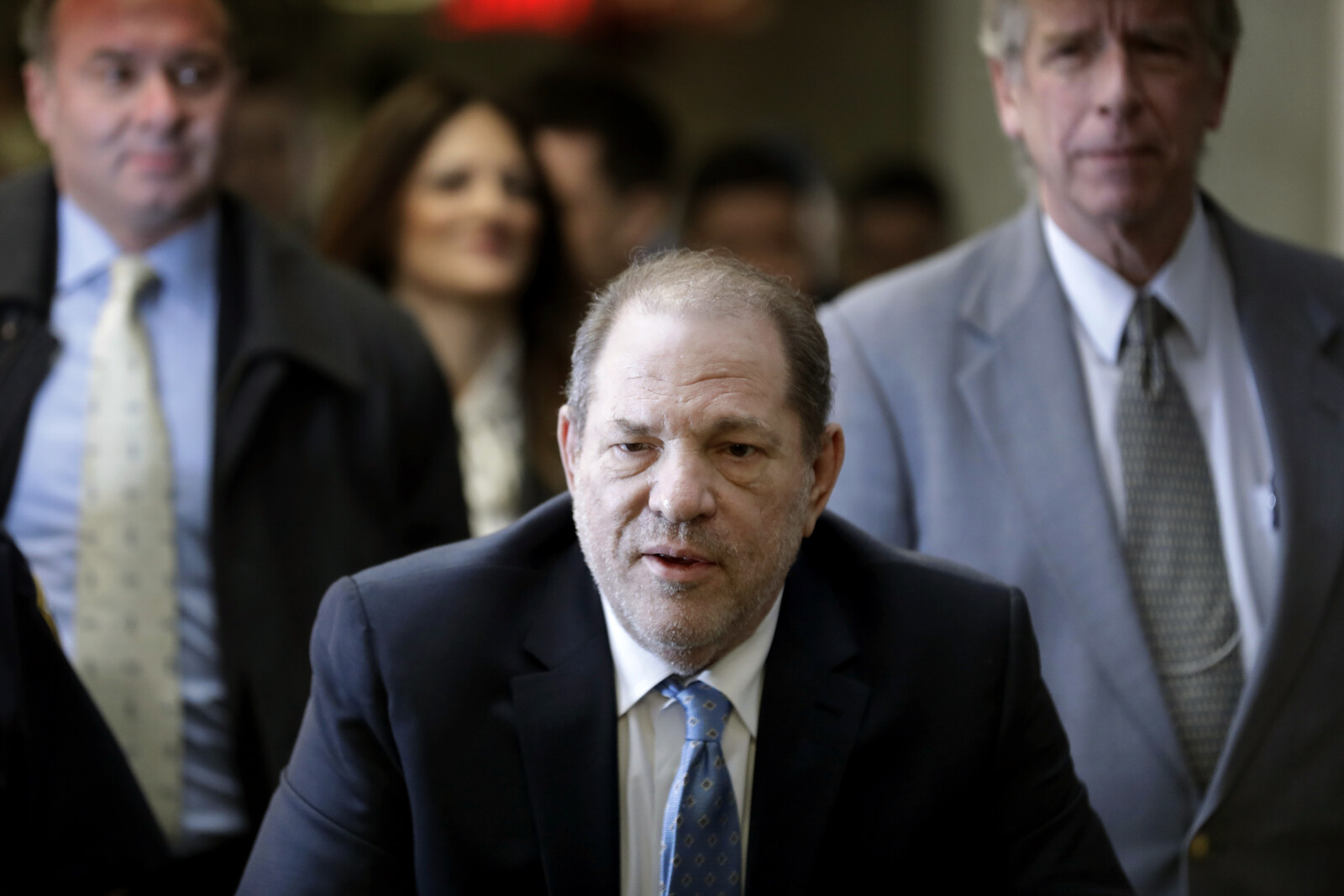 Harvey Weinstein taken to hospital