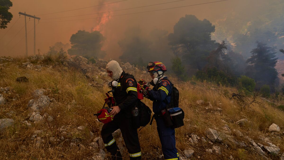 Athens wildfires subside, but officials