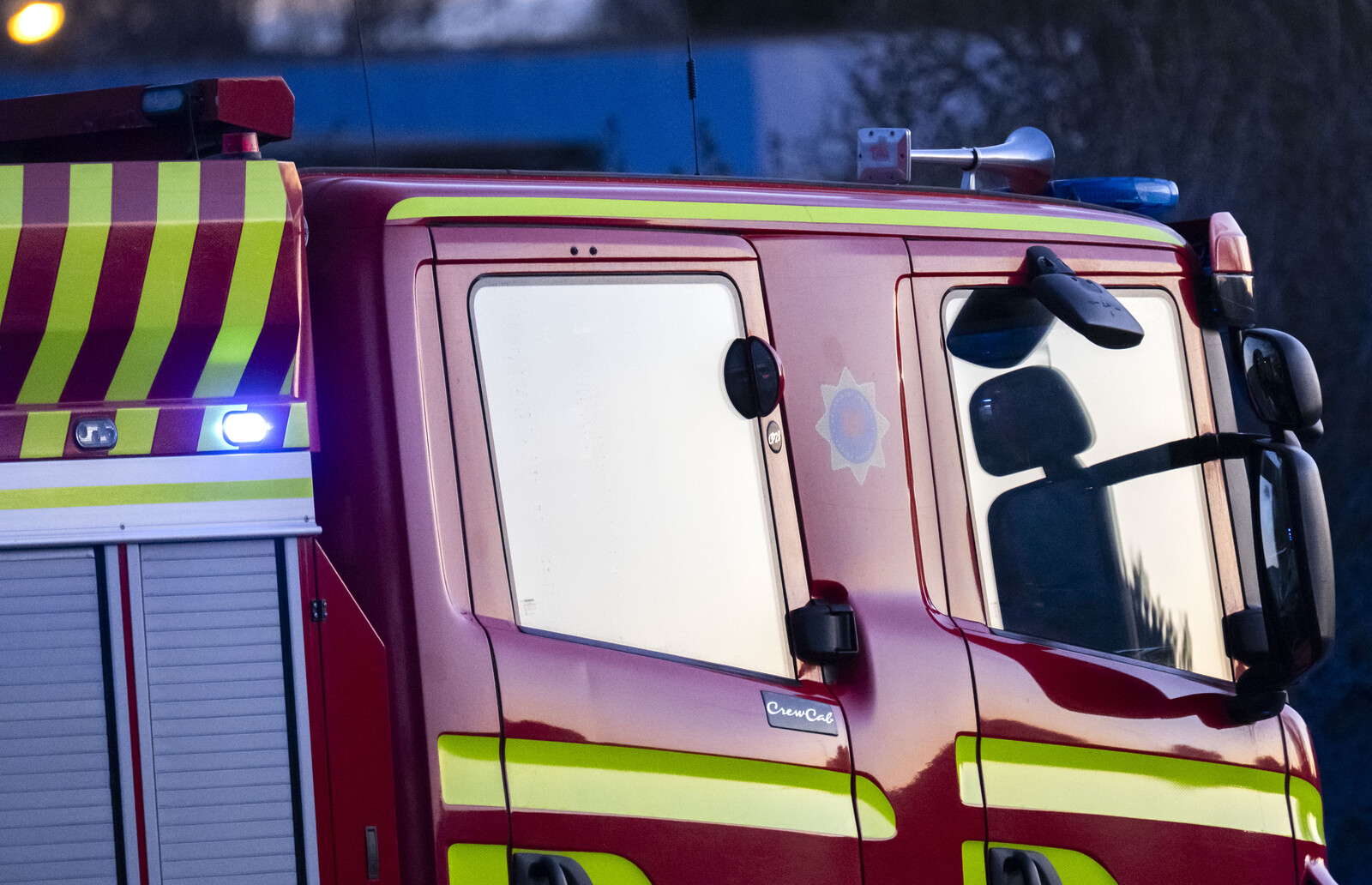 Fire Destroys Industrial Building Near Piteå