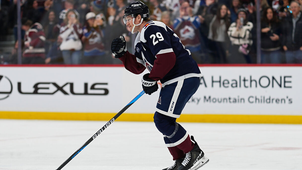 MacKinnon celebrated Olympic berth with