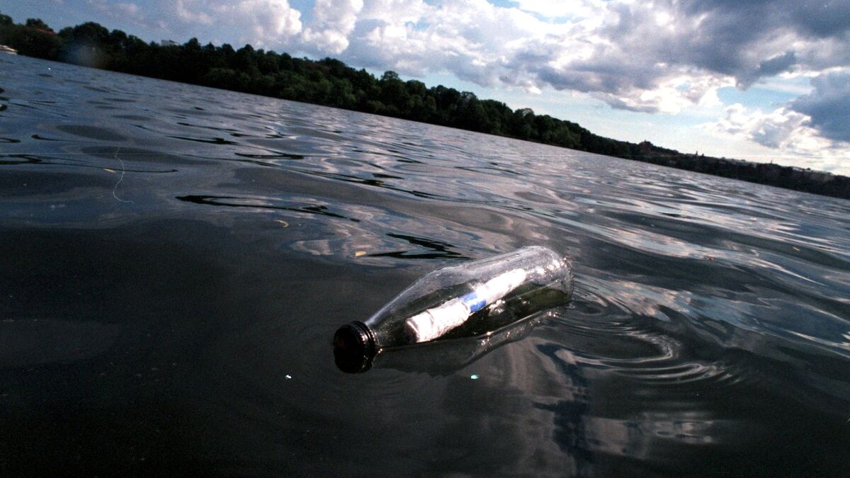 Message in a bottle with