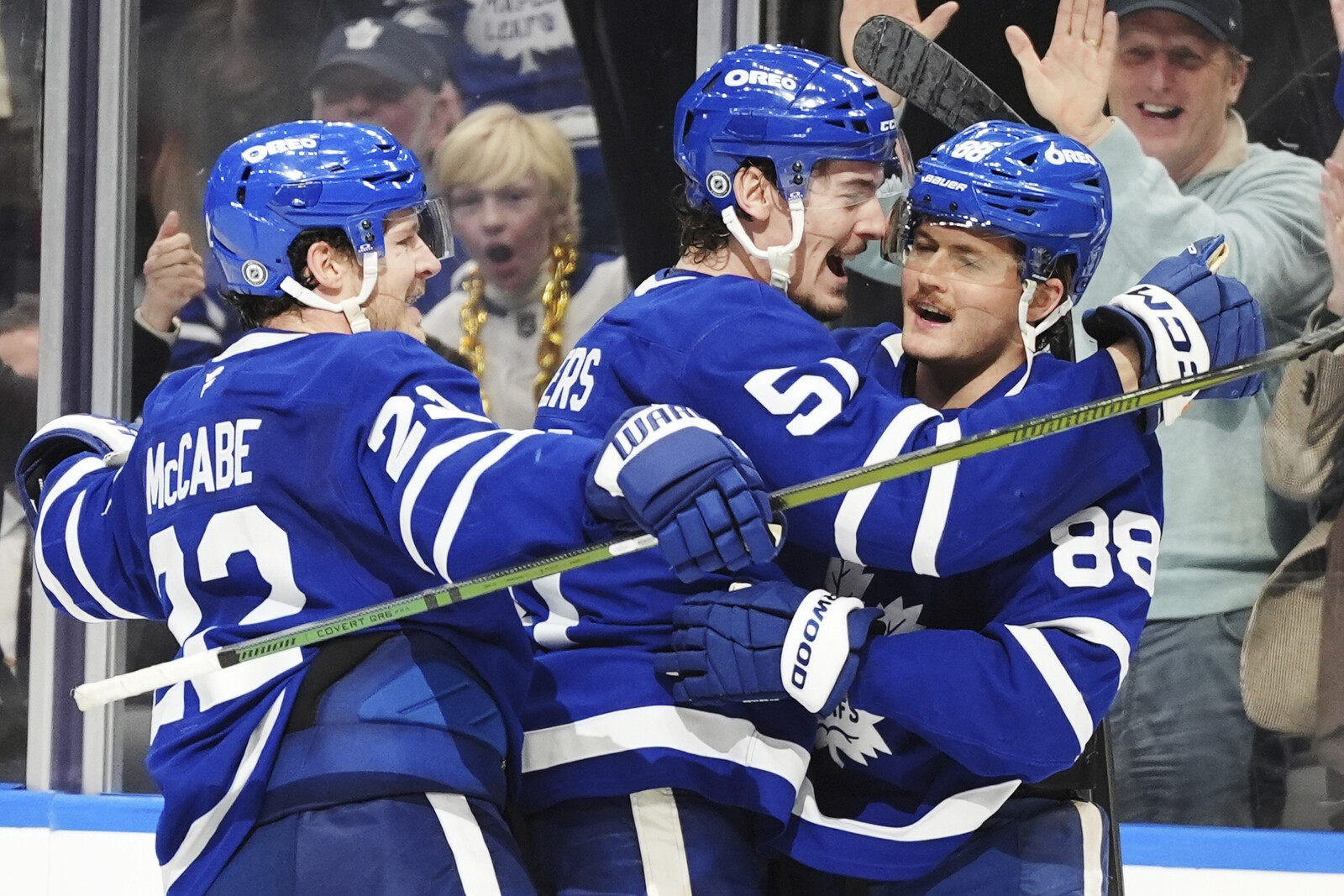 Nylander scores two goals: "A crazy match"