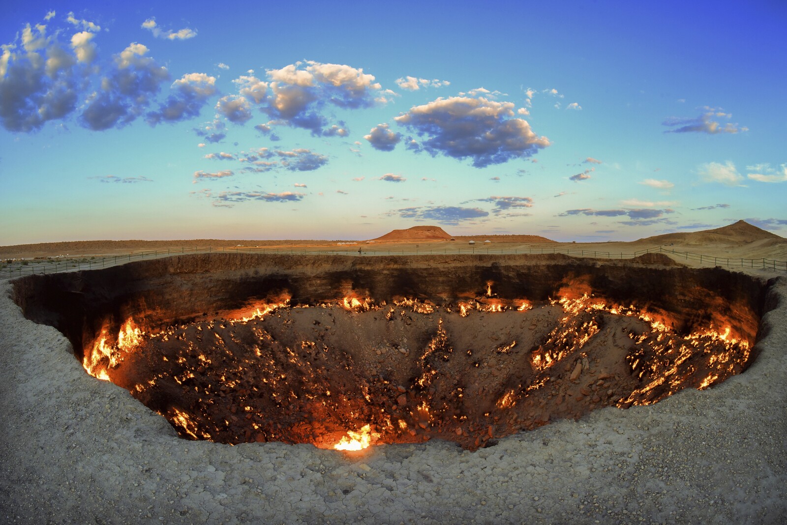 Turkmenistan Reduces Hell's Gate Gas Flame After 50 Years