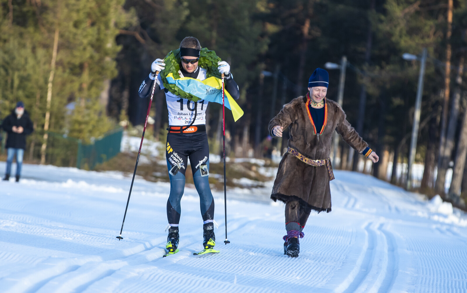 Johan Lövgren Triumphs in Grueling 22-Mile Nordenskiöldsloppet Ski Race