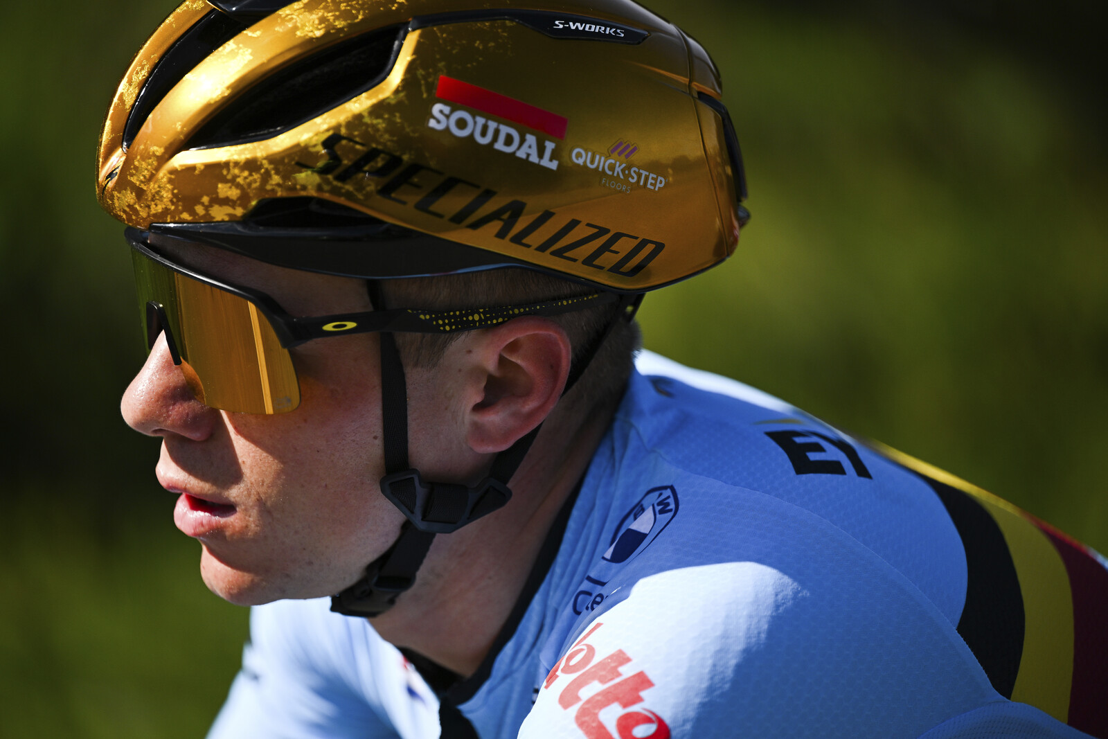 Cycling Star Injured - by Car Door