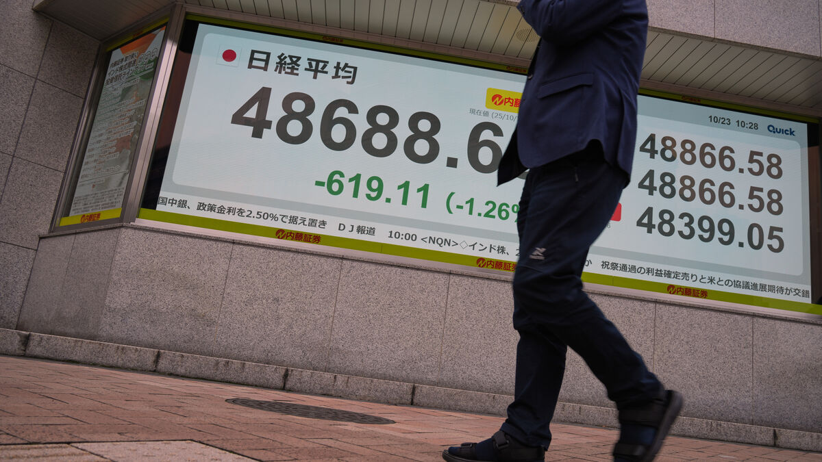 Both up and down on Asian stock markets