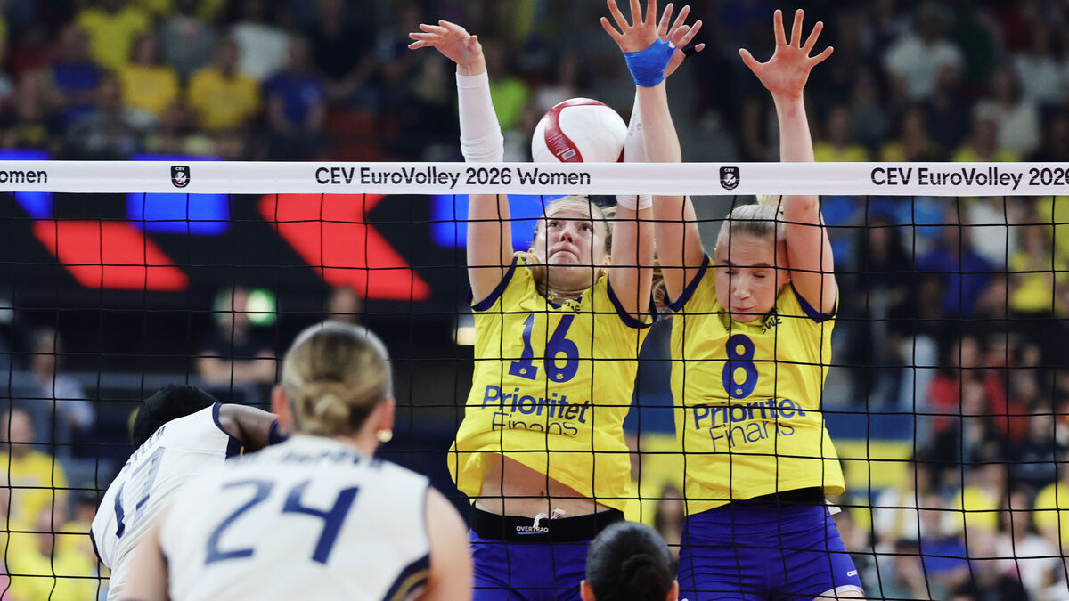 Sweden suffer first loss as Italy win in straight sets at European Championship