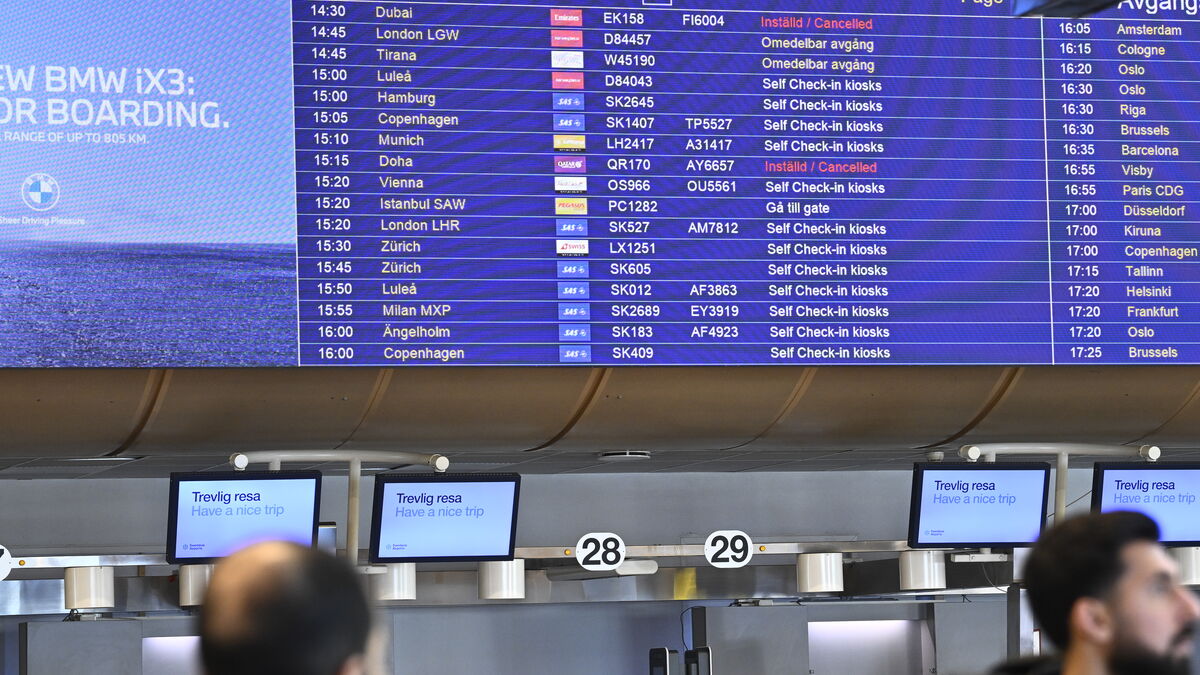 Despite cancelled departures, flights increased at Swedavia airports in April