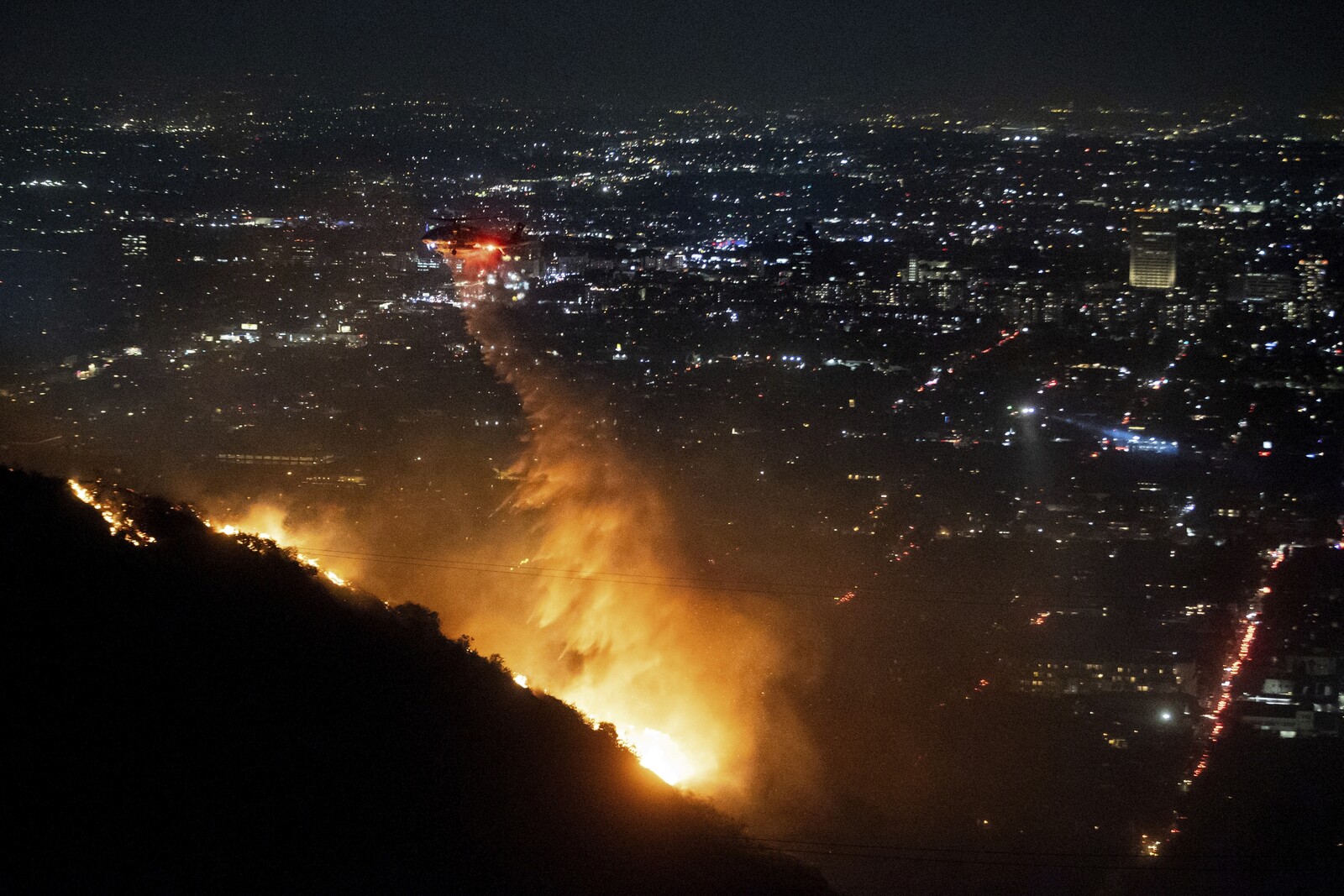 Fires stop NBA basketball in Los Angeles