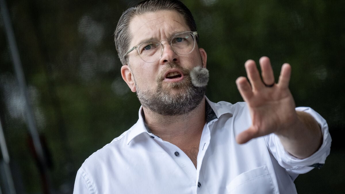 Åkesson dismisses climate alarm over Europe wildfires