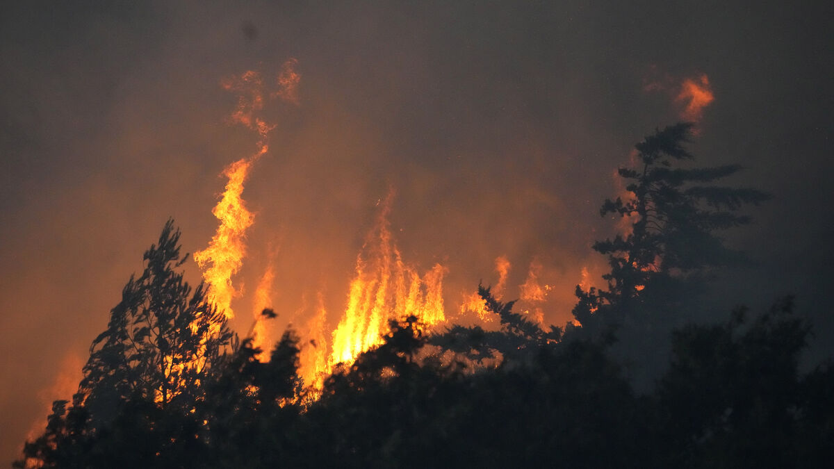 1,100 firefighters battle growing wildfire