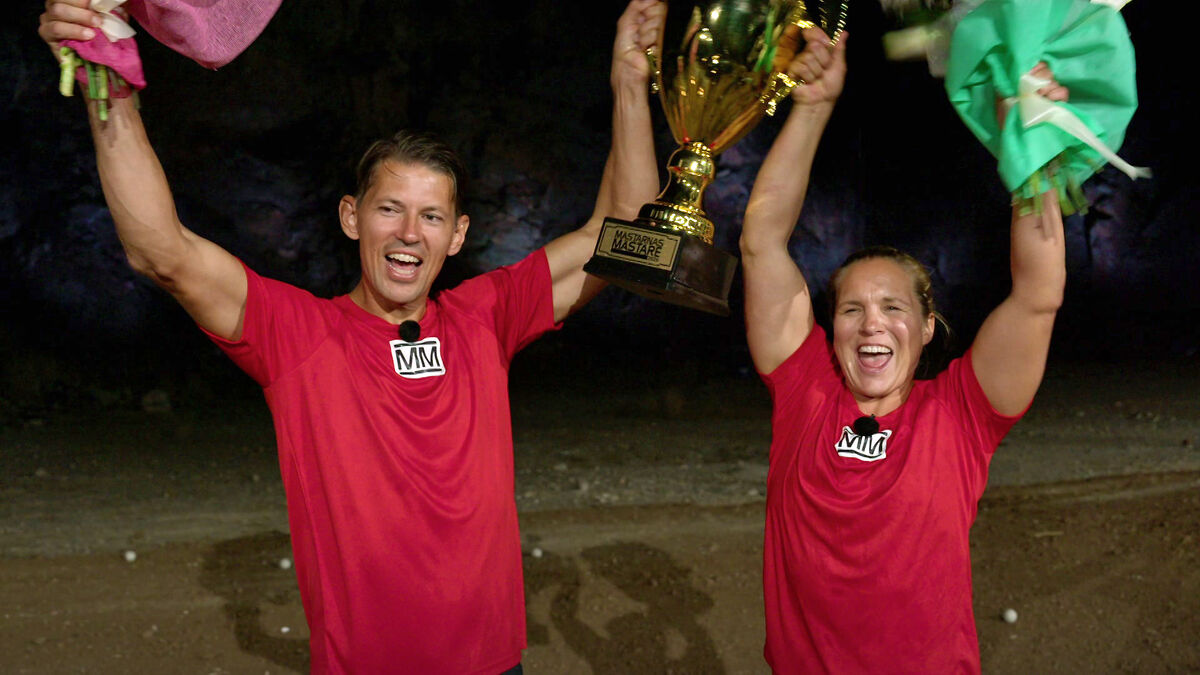 André Myhrer and Anja Pärson won Champions of Champions on SVT