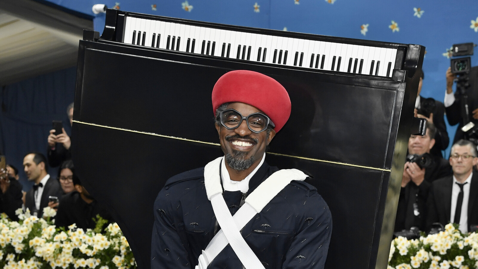 André 3000 Wears Piano at Met Gala to Promote New Album