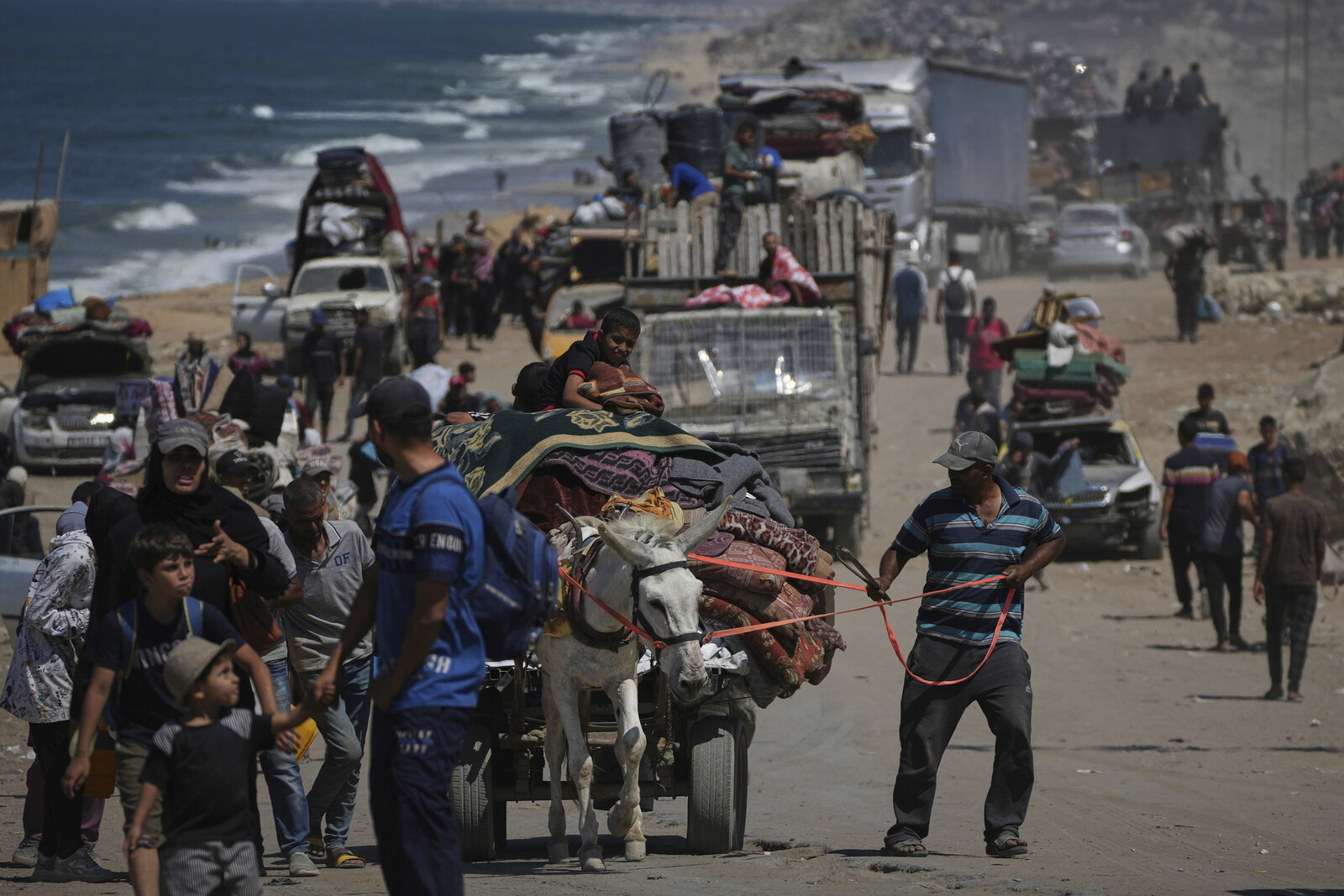 Traffic Jam in Gaza as