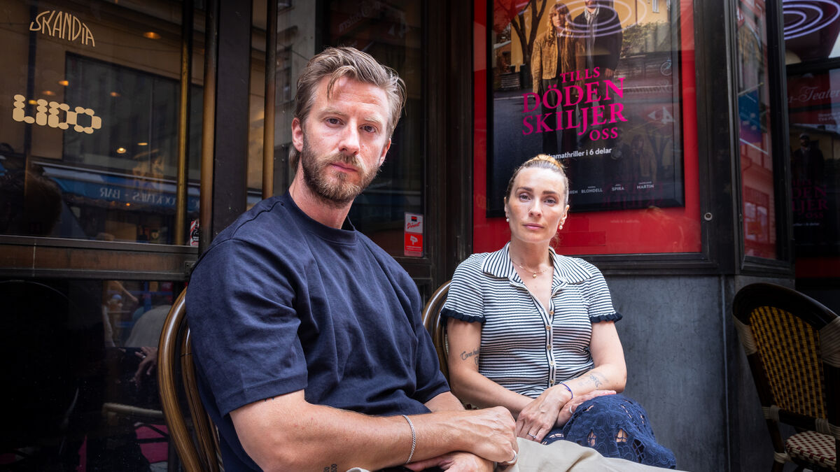 Filip Berg and Aliette Opheim fell in love while filming Tills döden skiljer oss