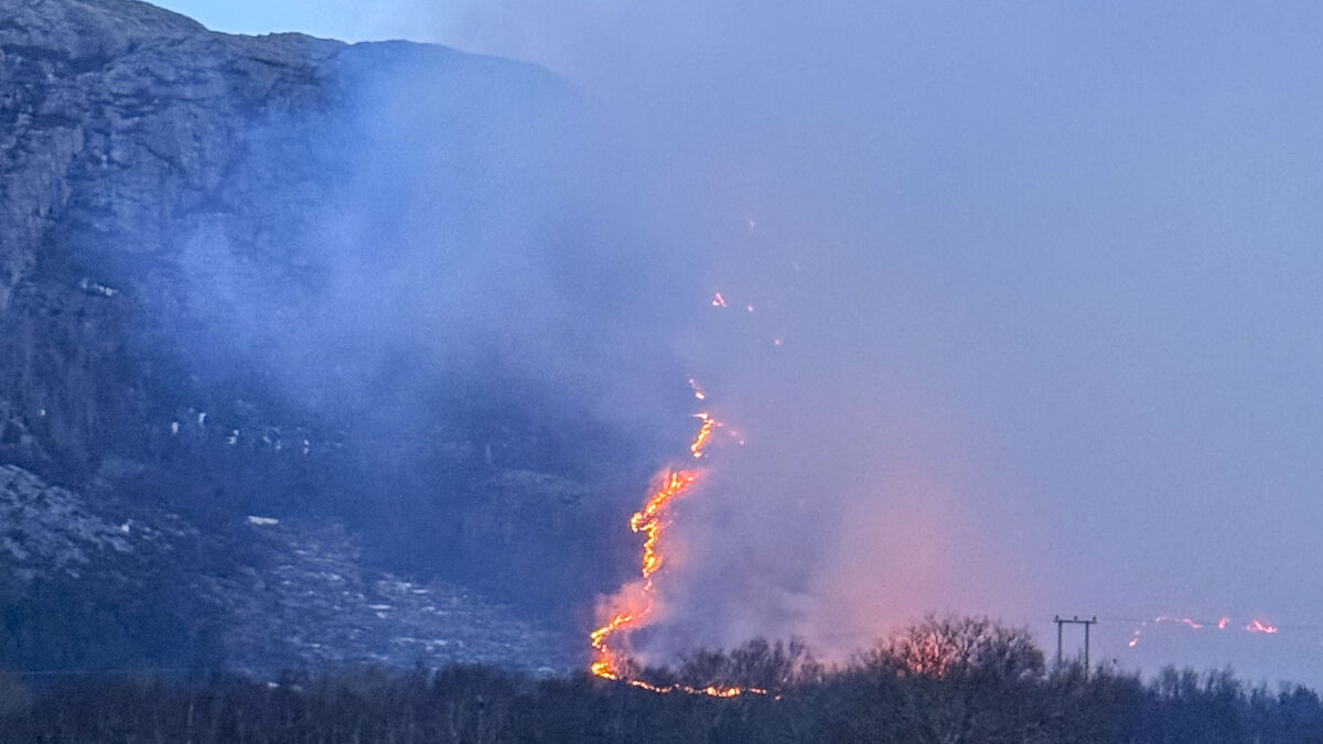 Wildfires in Trøndelag, Norway -