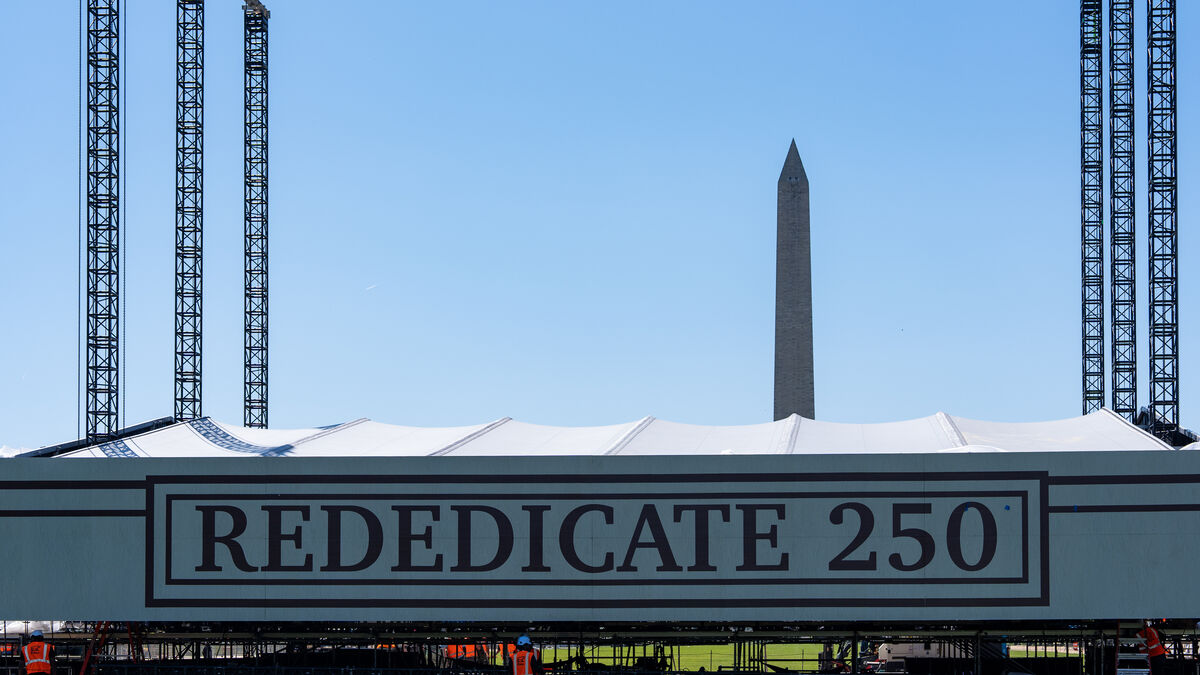 White House-sponsored nine-hour prayer vigil on the National Mall ahead of America's 250th birthday