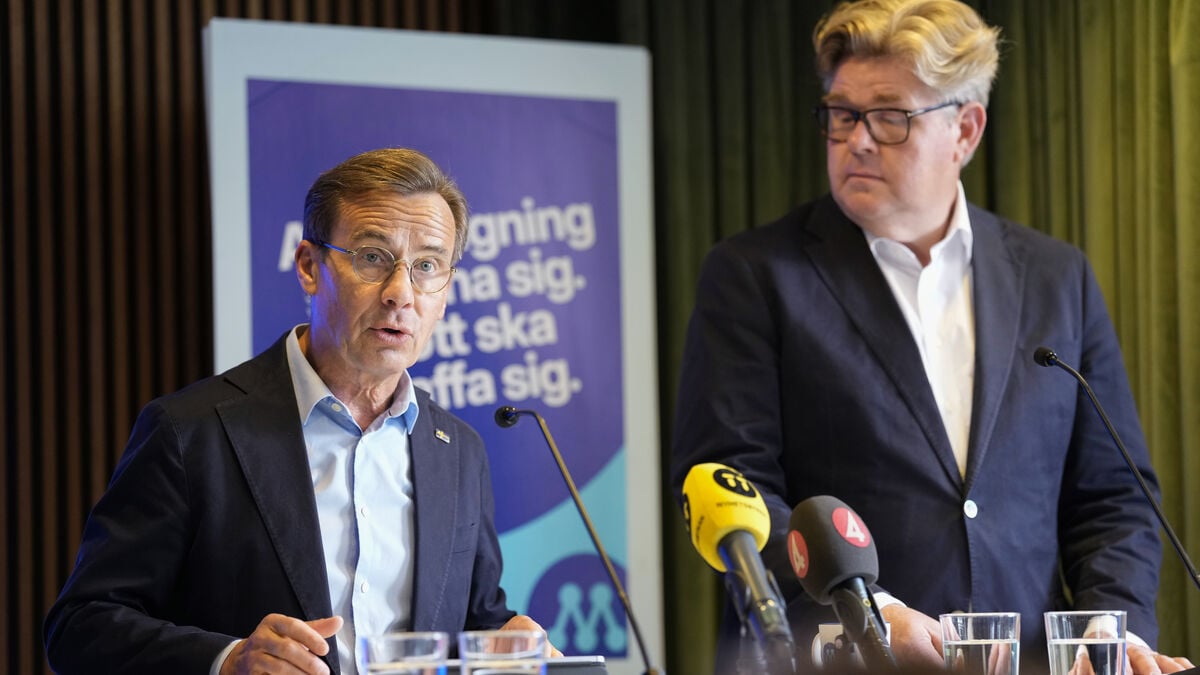 Kristersson slams opposition over plan to scrap sentencing discounts