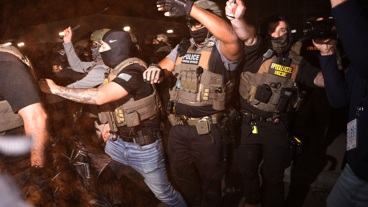 Six arrested as activists clash