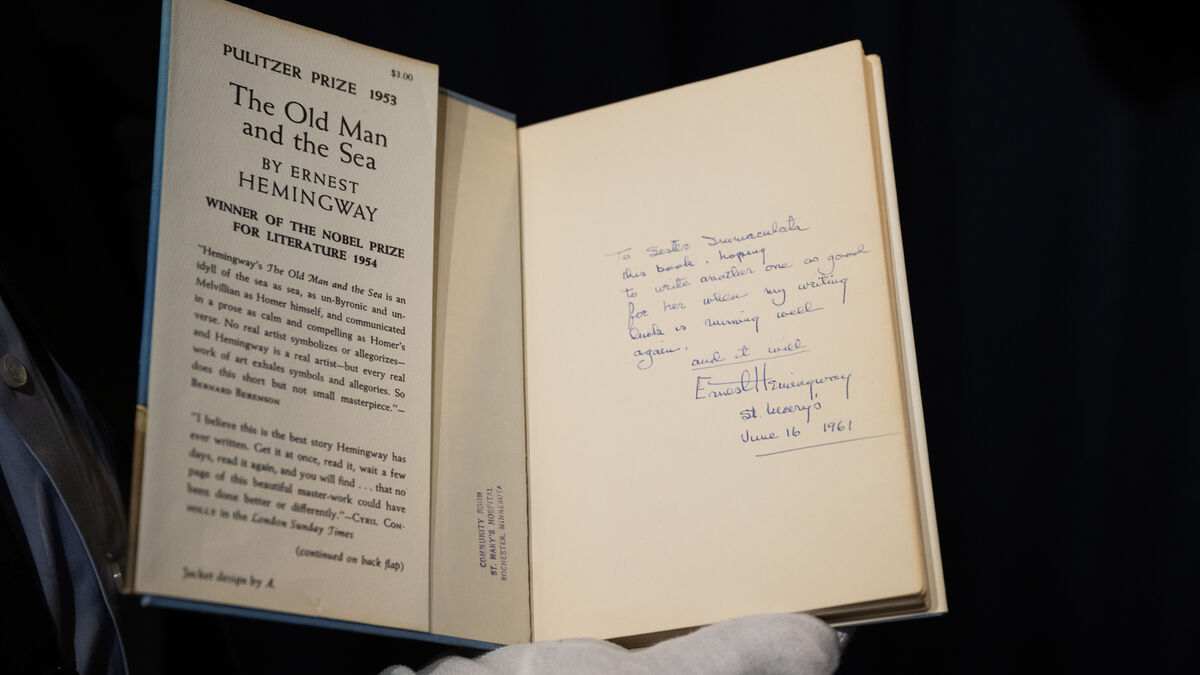 Hemingway's dedication to a nun