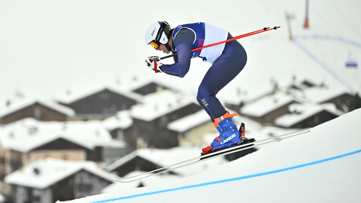 David Mobärg on the podium