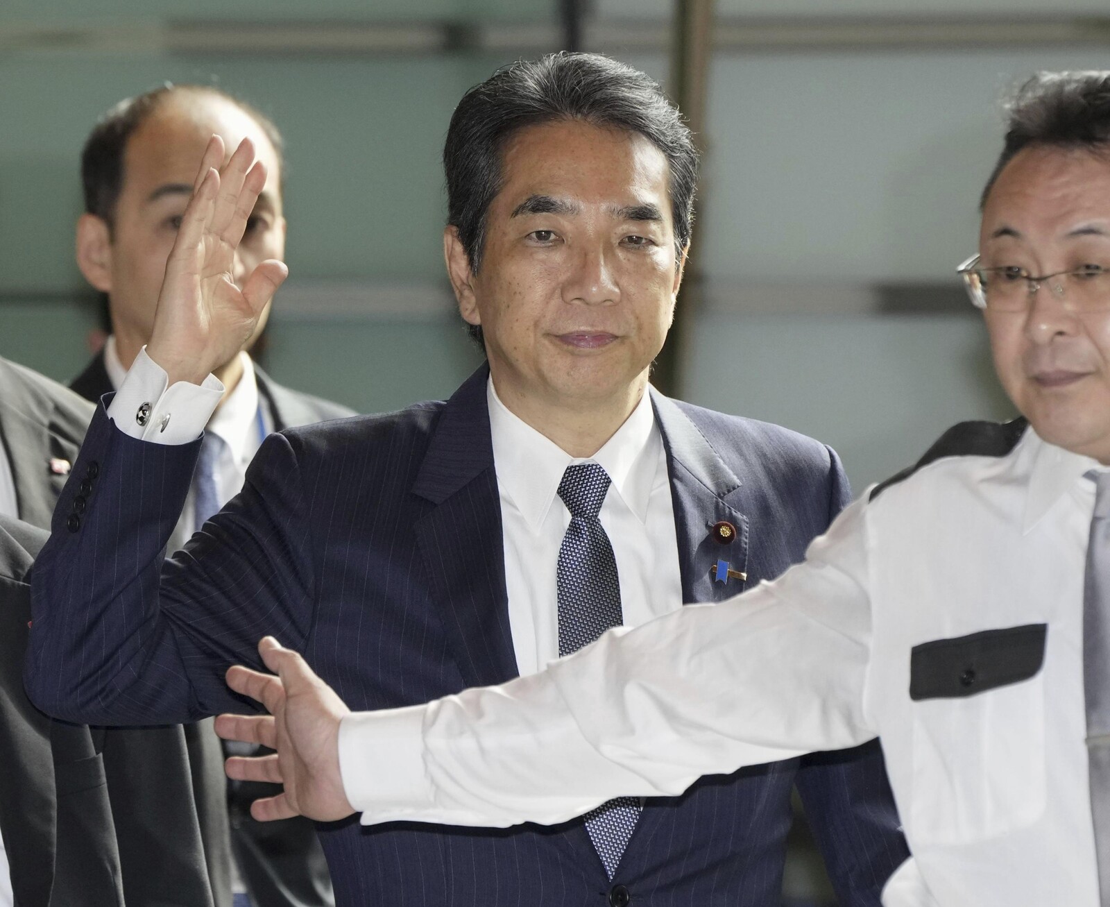 Japanese Agriculture Minister Taku Eto